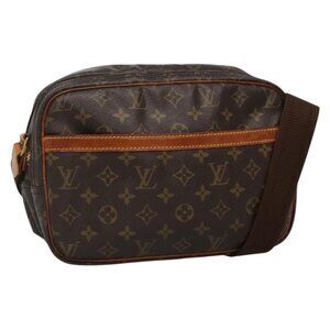 Authentic LOUIS VUITTON Monogram Reporter PM Shoulder Bag M45254 LV